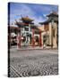 Central Plaza East Gate in Chinatown, Los Angeles, California, USA-Richard Cummins-Stretched Canvas