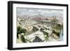 Central Plaza of Mexico City in the Mid-1800s-null-Framed Giclee Print