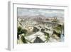 Central Plaza of Mexico City in the Mid-1800s-null-Framed Giclee Print