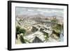 Central Plaza of Mexico City in the Mid-1800s-null-Framed Giclee Print