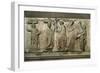 Central Scene of the East Frieze of the Parthenon, The Acropolis, Athens-null-Framed Giclee Print