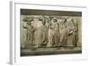 Central Scene of the East Frieze of the Parthenon, The Acropolis, Athens-null-Framed Giclee Print