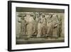 Central Scene of the East Frieze of the Parthenon, The Acropolis, Athens-null-Framed Giclee Print