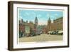 Central Square, Dover, New Hampshire-null-Framed Art Print