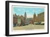 Central Square, Dover, New Hampshire-null-Framed Art Print