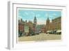 Central Square, Dover, New Hampshire-null-Framed Art Print