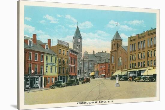 Central Square, Dover, New Hampshire-null-Stretched Canvas