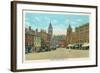 Central Square, Dover, New Hampshire-null-Framed Art Print