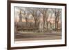 Central Square, Keene, New Hampshire-null-Framed Premium Giclee Print