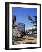 Central Square, Tirana, Albania-David Lomax-Framed Photographic Print