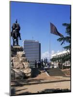 Central Square, Tirana, Albania-David Lomax-Mounted Photographic Print