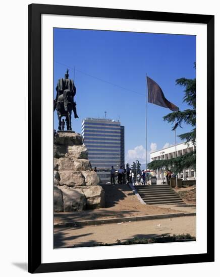 Central Square, Tirana, Albania-David Lomax-Framed Photographic Print