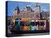 Central Station and Tram Terminus, Amsterdam, Holland-Michael Jenner-Stretched Canvas