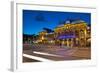 Central Station at Dusk, Drottningtorget, Gothenburg, Sweden, Scandinavia, Europe-Frank Fell-Framed Photographic Print