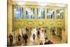 Central Station - In the Style of Oil Painting-Philippe Hugonnard-Stretched Canvas