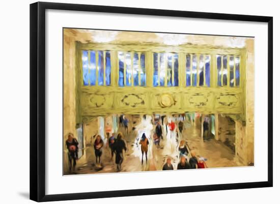 Central Station - In the Style of Oil Painting-Philippe Hugonnard-Framed Giclee Print
