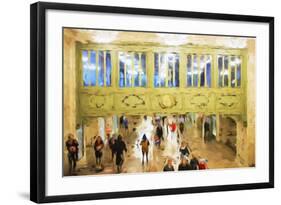 Central Station - In the Style of Oil Painting-Philippe Hugonnard-Framed Giclee Print