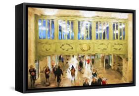 Central Station - In the Style of Oil Painting-Philippe Hugonnard-Framed Stretched Canvas