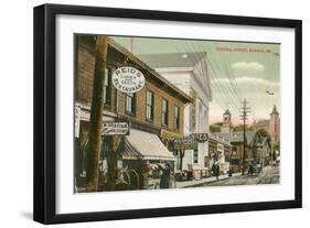 Central Street, Bangor, Maine-null-Framed Art Print