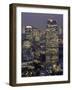 Central Tokyo Skyscrapers Illuminated at Night, Tokyo, Honshu, Japan-Gavin Hellier-Framed Photographic Print