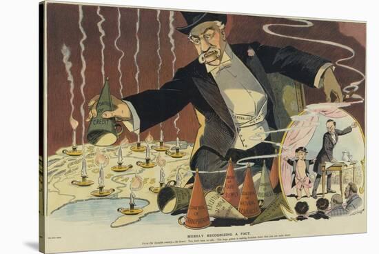 Centralized Wealth Suppressing Business Competition and Spawning Socialists, 1910s-null-Stretched Canvas