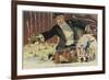 Centralized Wealth Suppressing Business Competition and Spawning Socialists, 1910s-null-Framed Art Print
