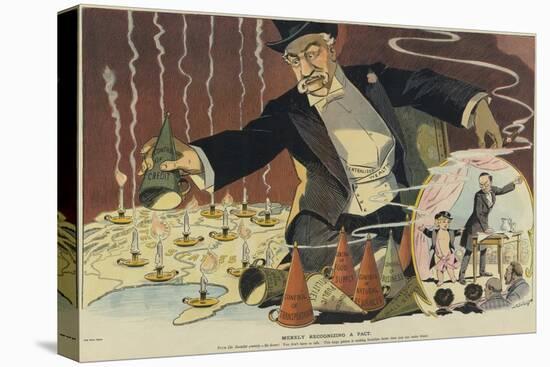 Centralized Wealth Suppressing Business Competition and Spawning Socialists, 1910s-null-Stretched Canvas