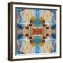 Centre Blocks-Ruth Palmer-Framed Art Print