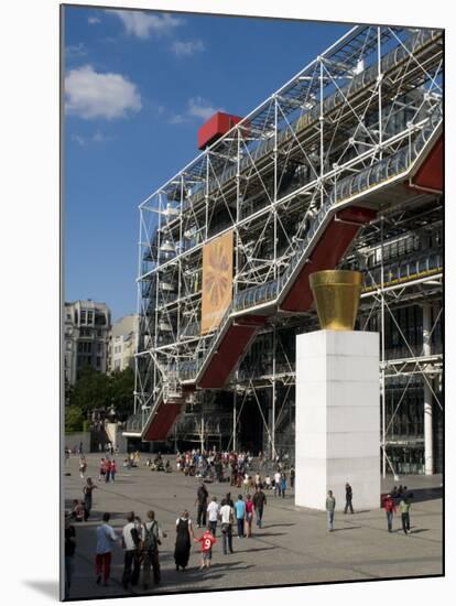 Centre Georges Pompidou, Beaubourg, Paris, France, Europe-Pitamitz Sergio-Mounted Photographic Print