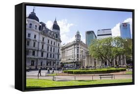 Centre of Buenos Aires, Argentina-Peter Groenendijk-Framed Stretched Canvas