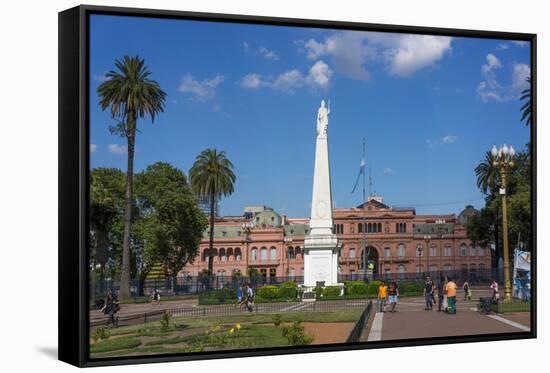 Centre of Buenos Aires, Argentina-Peter Groenendijk-Framed Stretched Canvas