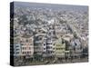 Centre of Old Delhi, Seen from Minaret of Jamia Mosque, Delhi, India-Tony Waltham-Stretched Canvas