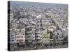 Centre of Old Delhi, Seen from Minaret of Jamia Mosque, Delhi, India-Tony Waltham-Stretched Canvas