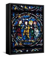 Centre of the Thabor, Stained Glass, Chartres Cathedral, France, 1194-1260-null-Framed Stretched Canvas