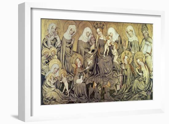 Centre Panel of the Ortenberg Altarpiece, C1410-1420-null-Framed Giclee Print