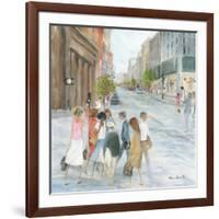 Centre ville-Hélène Léveillée-Framed Art Print