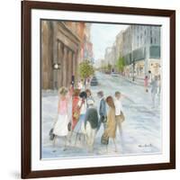 Centre ville-Hélène Léveillée-Framed Art Print