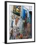 Centro Cultural De Las Artistas, El Caminito Street in La Boca District, Buenos Aires, Argentina-Richard Cummins-Framed Photographic Print