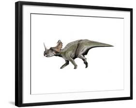 Centrosaurus Dinosaur-null-Framed Art Print