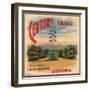 Century Brand - Los Angeles, California - Citrus Crate Label-Lantern Press-Framed Art Print