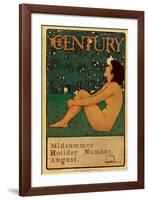 Century Poster-Maxfield Parrish-Framed Art Print