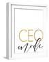 CEO Mode-Anna Quach-Framed Art Print