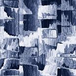 Abstract Rough Brush Strokes Grunge Background. Seamless Pattern.-cepera-Art Print