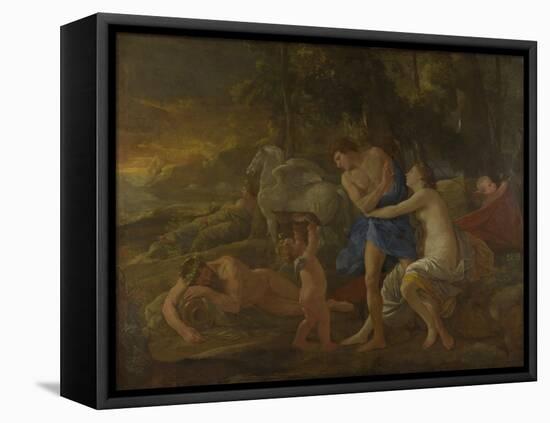 Cephalus and Aurora, C.1630-Nicolas Poussin-Framed Stretched Canvas