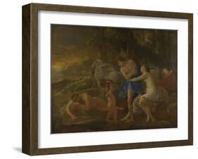 Cephalus and Aurora, C.1630-Nicolas Poussin-Framed Giclee Print