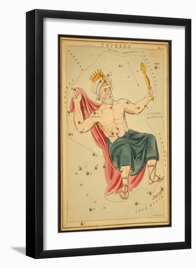 Cepheus Constellation, 1825-Science Source-Framed Premium Giclee Print