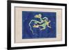 Cepheus, Draco and Milky Way-null-Framed Premium Giclee Print