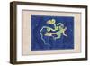 Cepheus, Draco and Milky Way-null-Framed Art Print