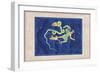 Cepheus, Draco and Milky Way-null-Framed Art Print