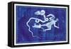 Cepheus, Draco and Milky Way-null-Framed Stretched Canvas